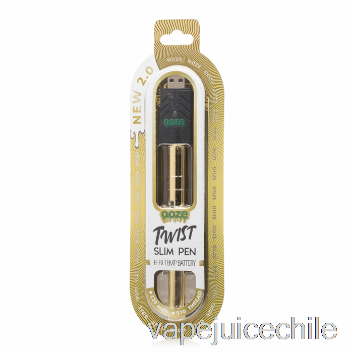 Vape Chile Rezuma Slim Twist Pen 2.0 Flex Temp Batería Lucky Gold